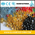 Irregular fastness no odor colored glass beads for swimming pool